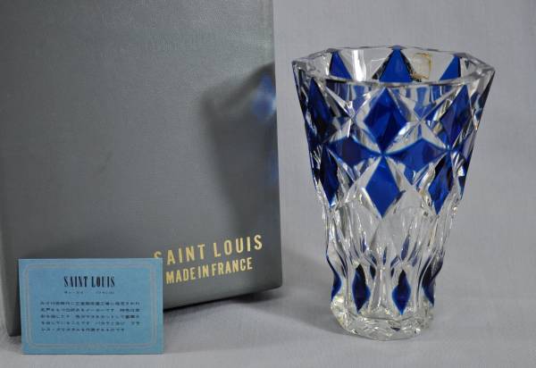 Saint Louis サンルイ クリスタル ガラス 花器 花瓶 a228 | D-plus-stock