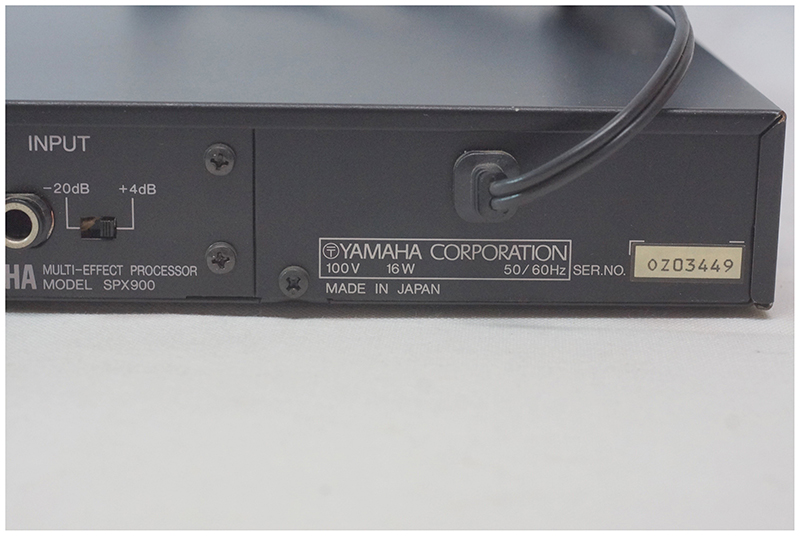 Yamaha 【SPX900 / ラック型マルチエフェクター】 | D-plus-stock
