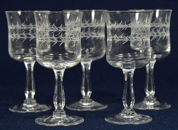 硝子工芸のパイオニア 佐藤潤四郎 クリスタル杯5客 共箱 | D-plus-stock