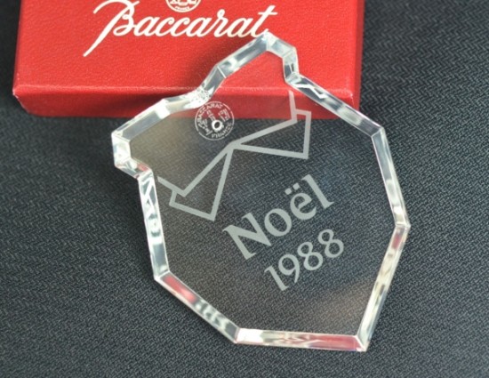 Baccarat バカラ クリスマスオーナメント 1988年 | D-plus-stock